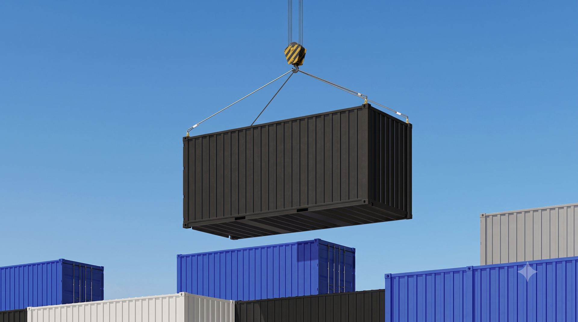 Container werden verladen